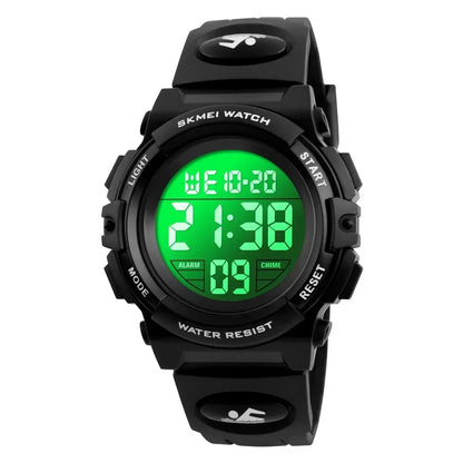 SKMEI 1266  Boys Girls Watch Alarm Clock 5Bar Waterproof Kids Wristwatches