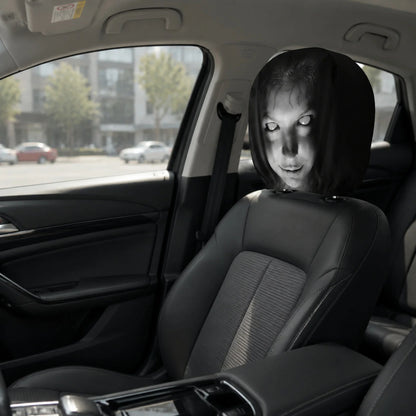 Halloween Decor Car Headrest Covers Funny Cartoon Cover Seat Head Rest Protector