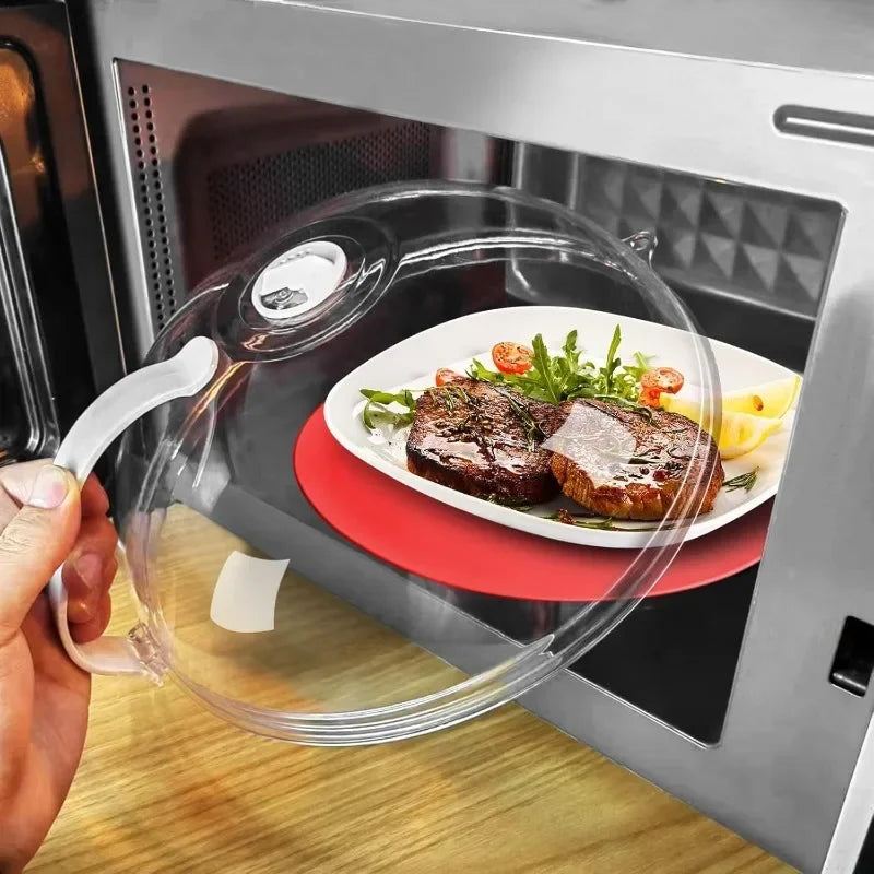 Microwave Food Splash Guard High Temperature Resistant Food Heating Cover