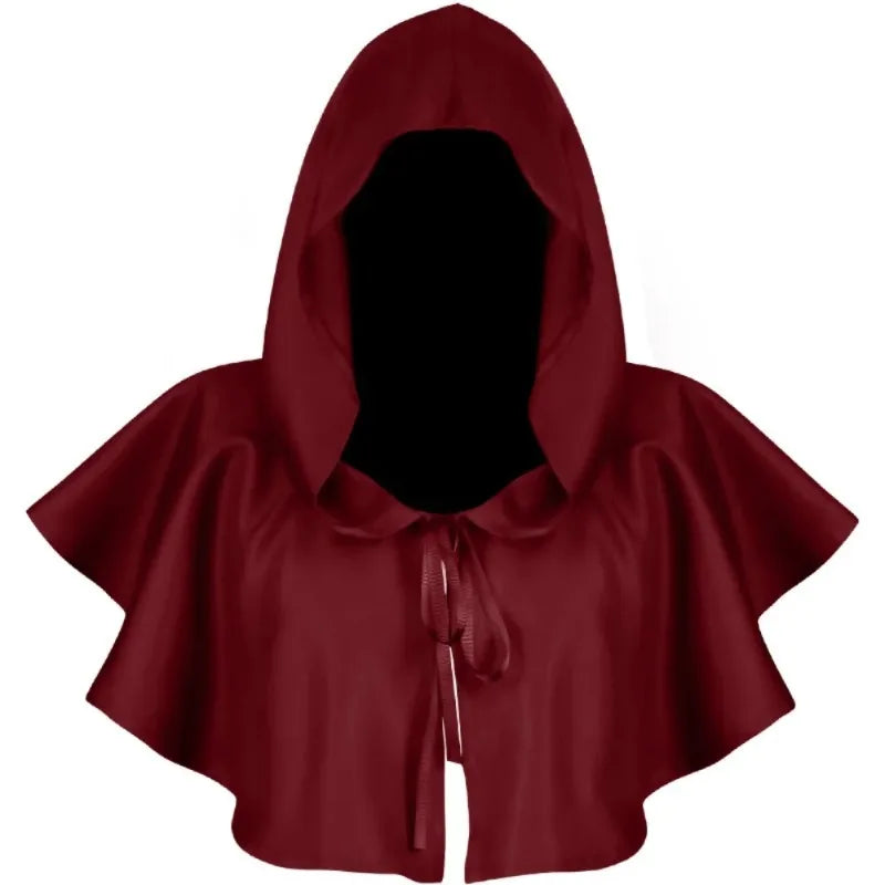 Halloween  Adult Solid Costume Death Cloak Medieval Hooded Costume