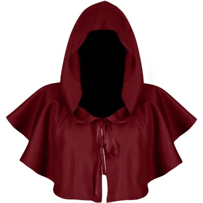 Halloween  Adult Solid Costume Death Cloak Medieval Hooded Costume