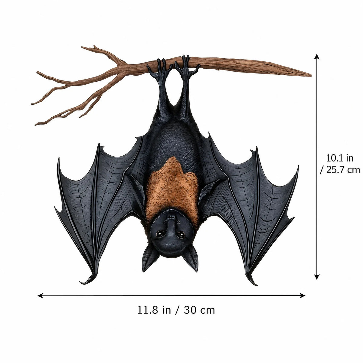 Halloween Bat Pendant Scary Bat Hanging Ornament for Tree