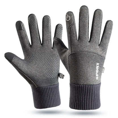 Winter Warm Full Fingers Waterproof Windproof Touch Screen Fleece Gloves