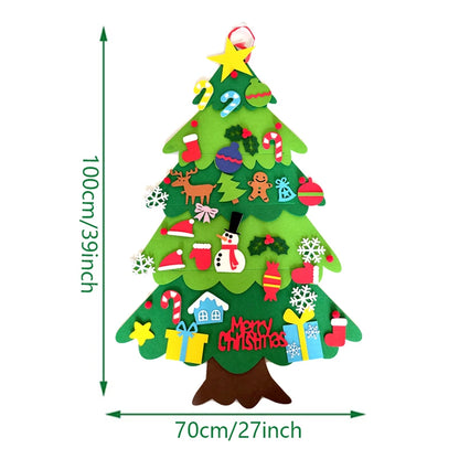 DIY Felt Christmas Tree Christmas Decoration for Christmas Ornaments