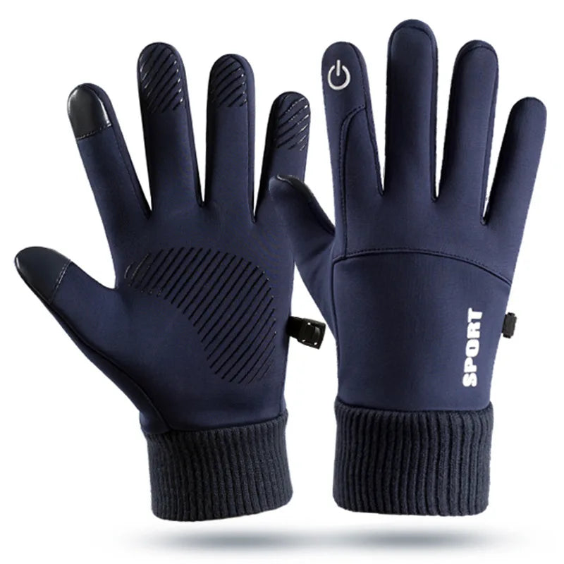 Winter Warm Full Fingers Waterproof Windproof Touch Screen Fleece Gloves