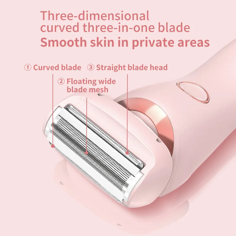 2 In 1 Women Electric Shaver Lady Razor