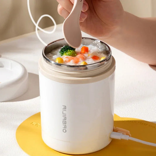 600ML Portable USB Electric Heating Lunch Box