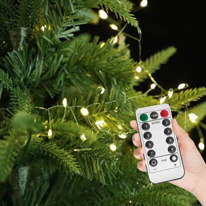 LED Firecracker String Lights EU/US DC Power Remote Control Halloween Garland Fairy Light for Christmas Decoration