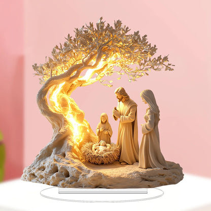 Nativity Desktop Decoration Statue Home Decoration Office Decora Art