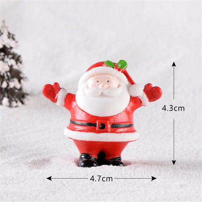 Christmas Resin Elk Santa Claus Ornaments Merry Christmas Decoration