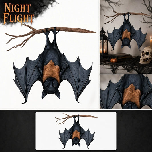 Halloween Bat Pendant Scary Bat Hanging Ornament for Tree