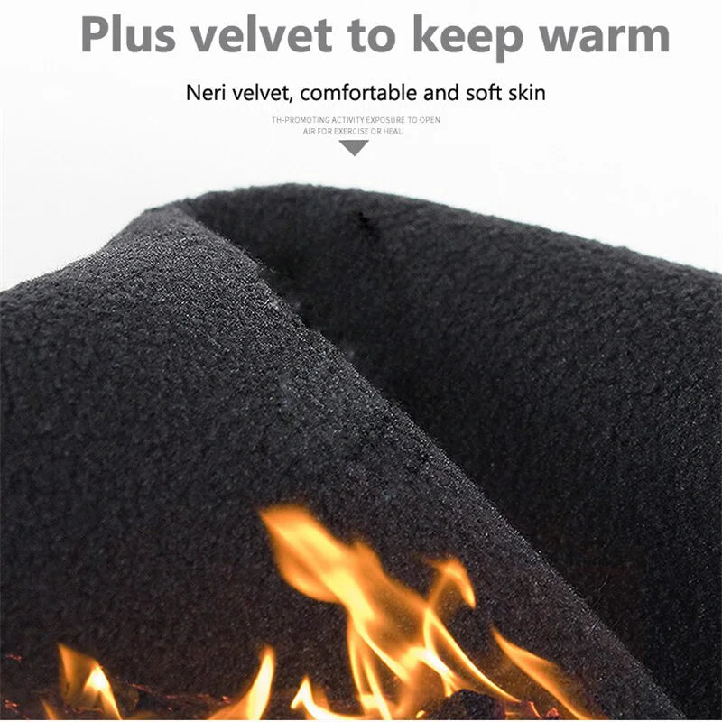 Winter Warm Full Fingers Waterproof Windproof Touch Screen Fleece Gloves