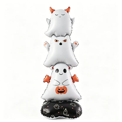 Halloween Party Foil Balloon Set Trick Treating Haunted House Decoration