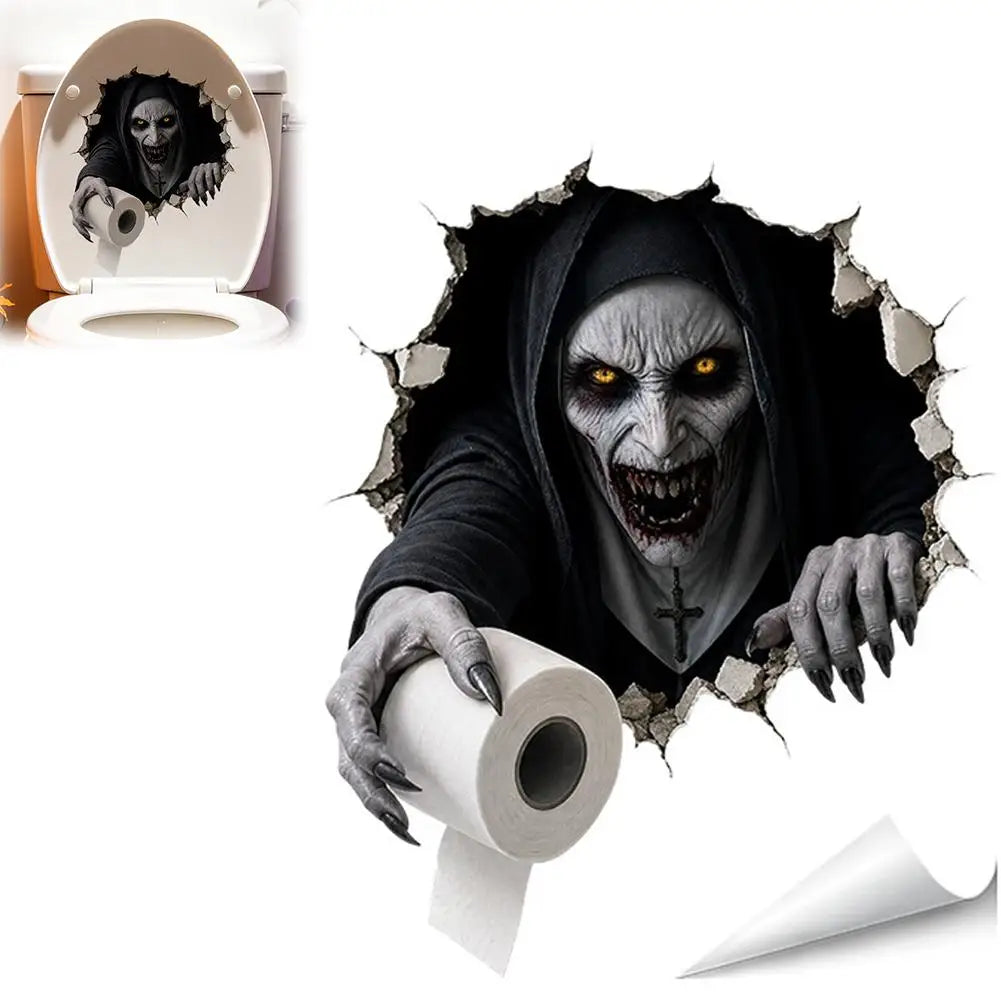 Halloween Wall Stickers Scary Ghost Interior Decoration