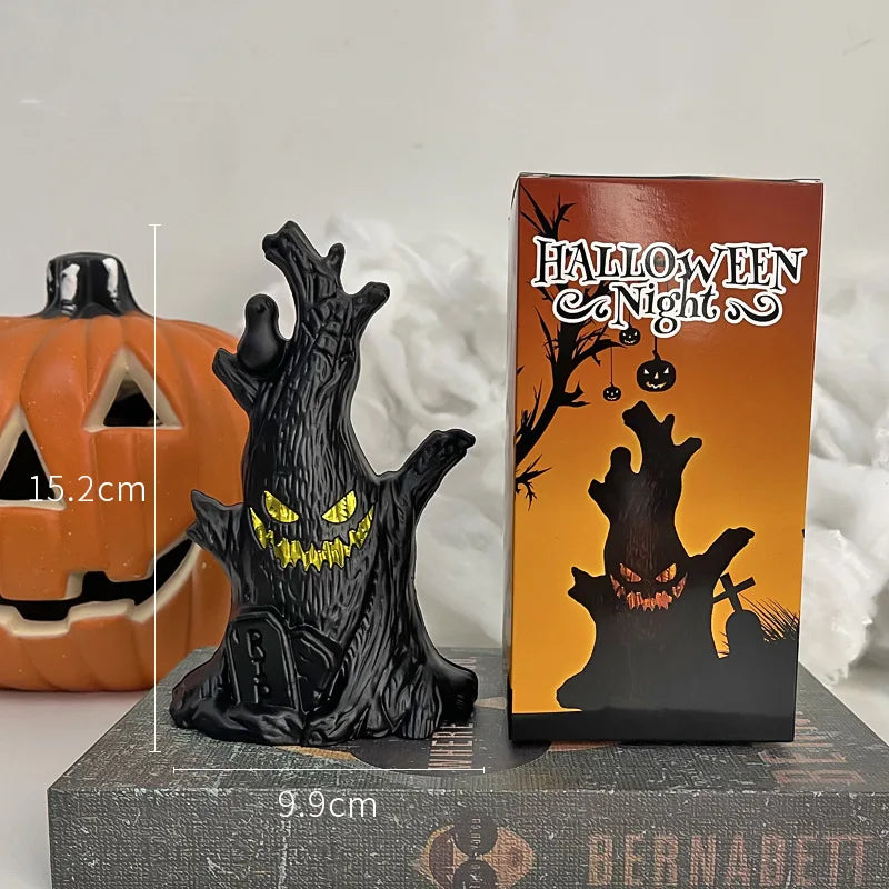 Halloween Decoration Ghost Tree Led Night Glow Ghost Lantern Ghost