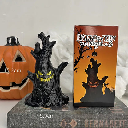 Halloween Decoration Ghost Tree Led Night Glow Ghost Lantern Ghost