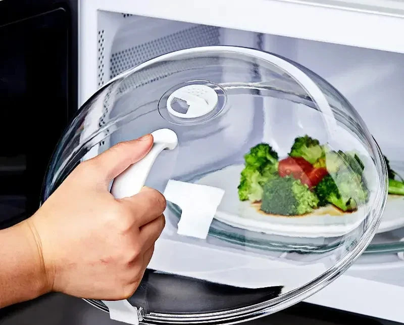 Microwave Food Splash Guard High Temperature Resistant Food Heating Cover