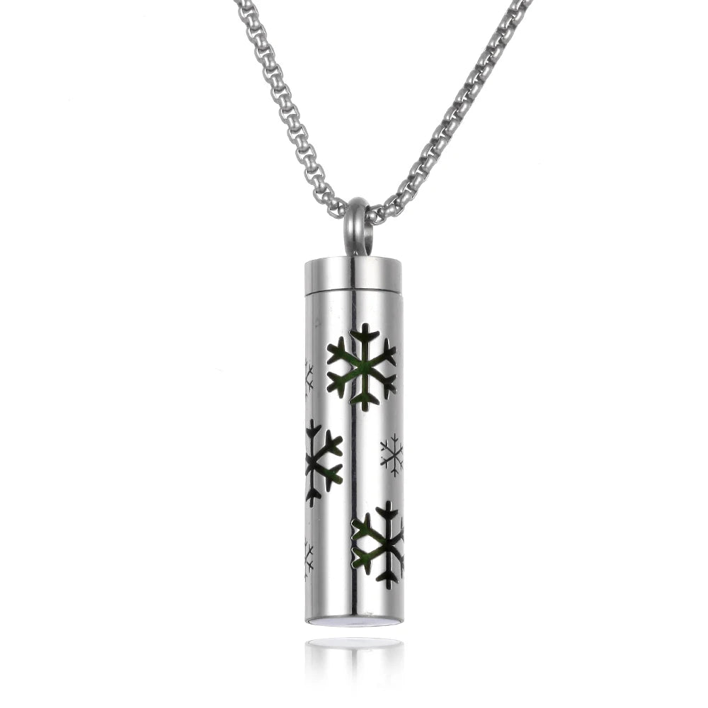 Stainless Steel Open Locket Aroma Scent Perfume Necklace