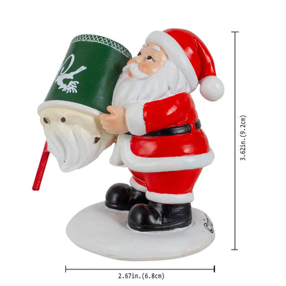 Christmas Village Set Accessories, Kids Playing Figurine,