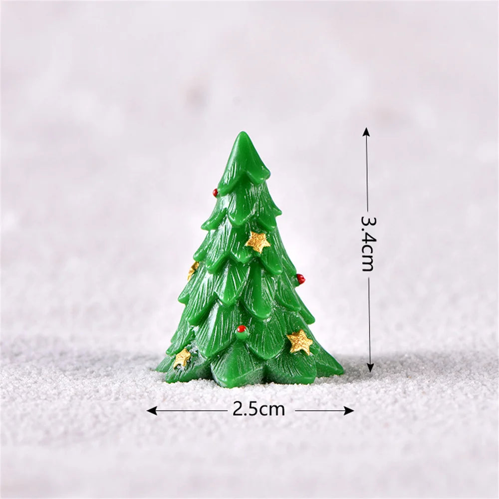 Christmas Resin Elk Santa Claus Ornaments Merry Christmas Decoration
