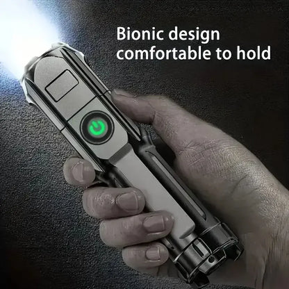 Rechargeable USB Waterproof Zoom Fishing Hunting Camping Torch