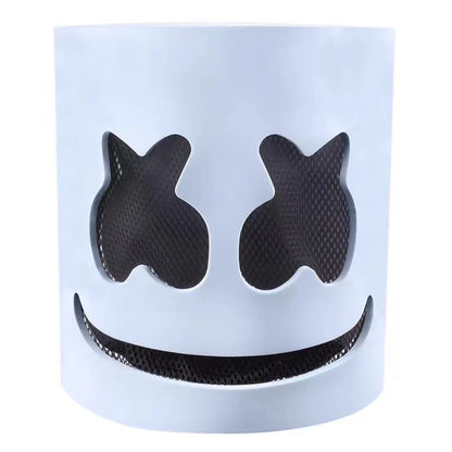 Halloween Light Up Mask Full Face LED Neon Marshmallow Mask