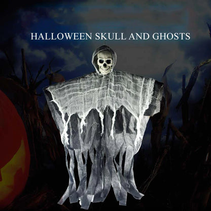 Halloween Hanging Skull Ghost Ornament Haunted House Decoration Horror Props