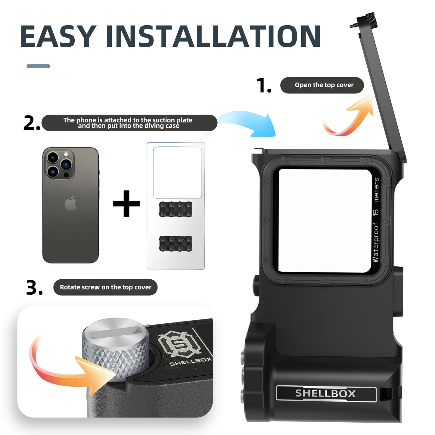 Professional Diving Waterproof Phone Case