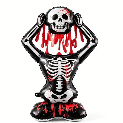 Halloween Party Foil Balloon Set Trick Treating Haunted House Decoration