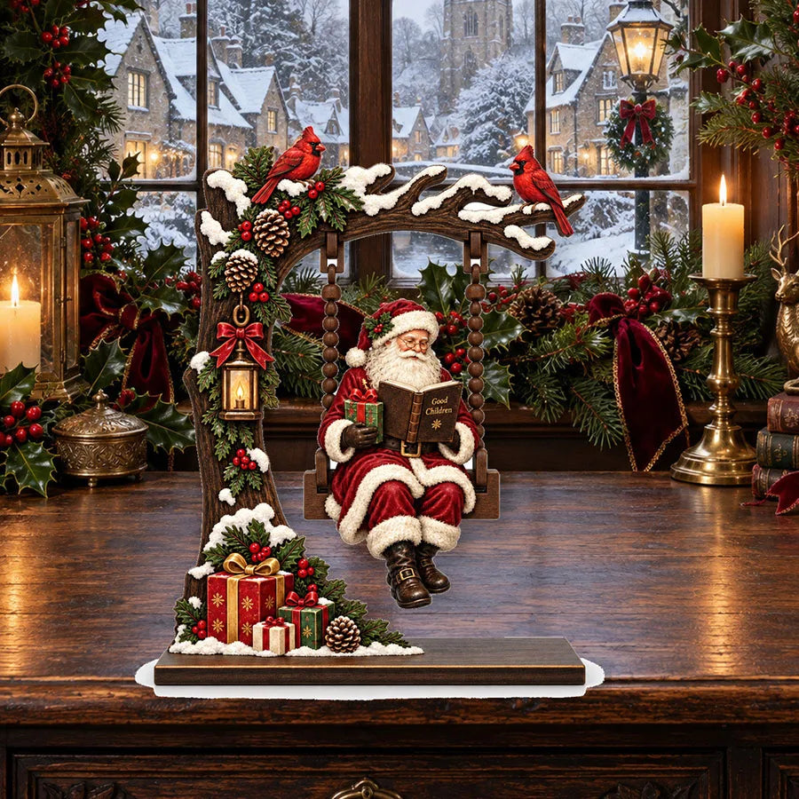 Wooden Christmas Decoration Ornaments, Fun Swing-Themed Christmas Crafts