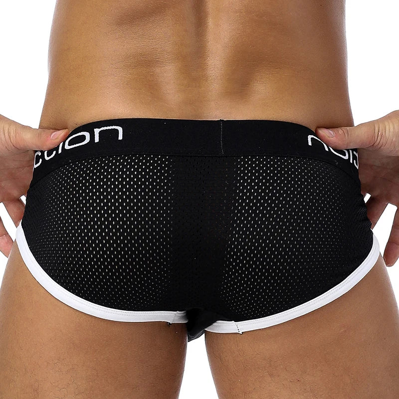 Qucik-Dry Sexy Men Briefs Breathable Mens Slip Cueca Male Panties Underpants Briefs