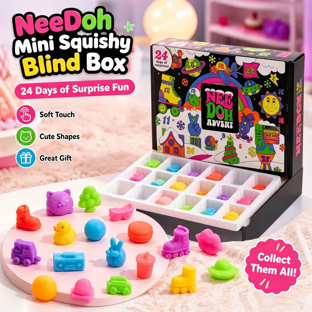 Halloween Advent Calendar 13 Days,Spooky Squishy Slow Rise Stress Relief Countdown Gift Box