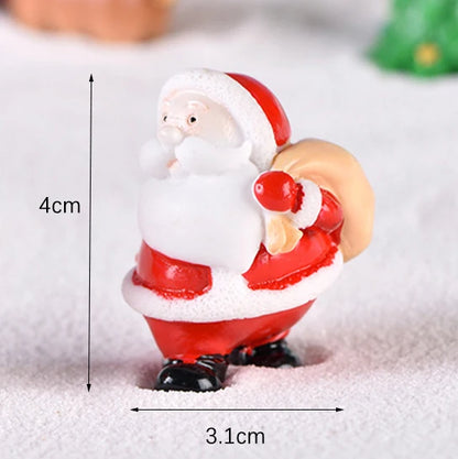 Christmas Resin Elk Santa Claus Ornaments Merry Christmas Decoration