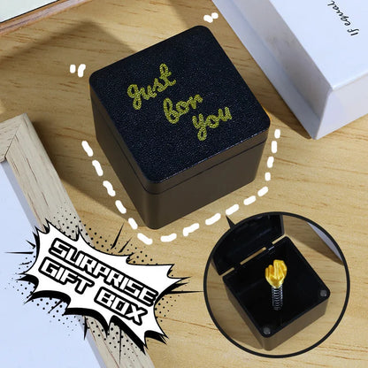 Christmas Interesting Prank Gift Middle Finger in Box