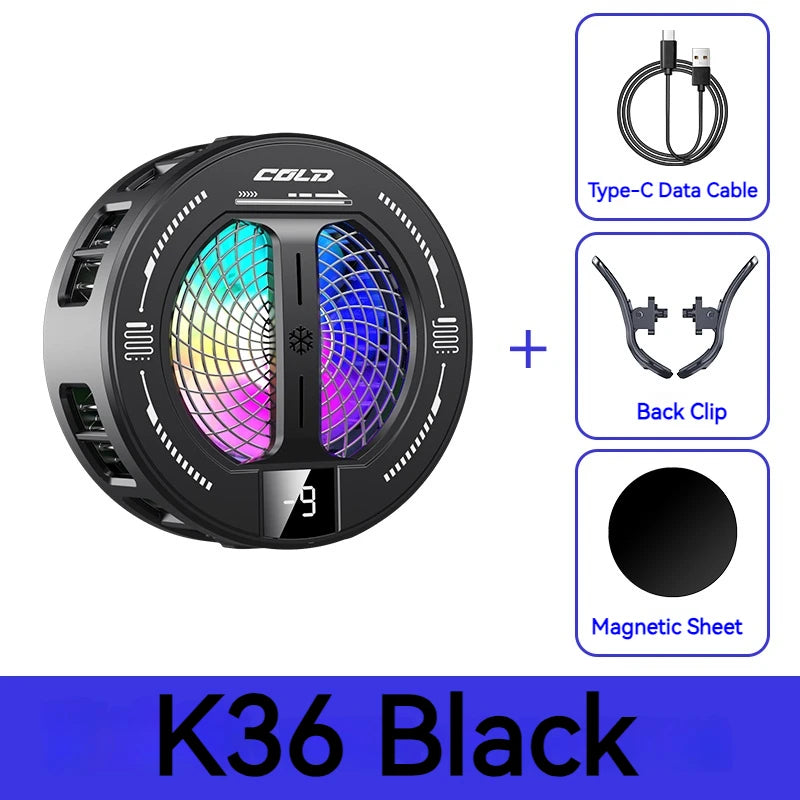 2IN1 Universal Portable Magnetic Clip Semiconductor Phone Cooler
