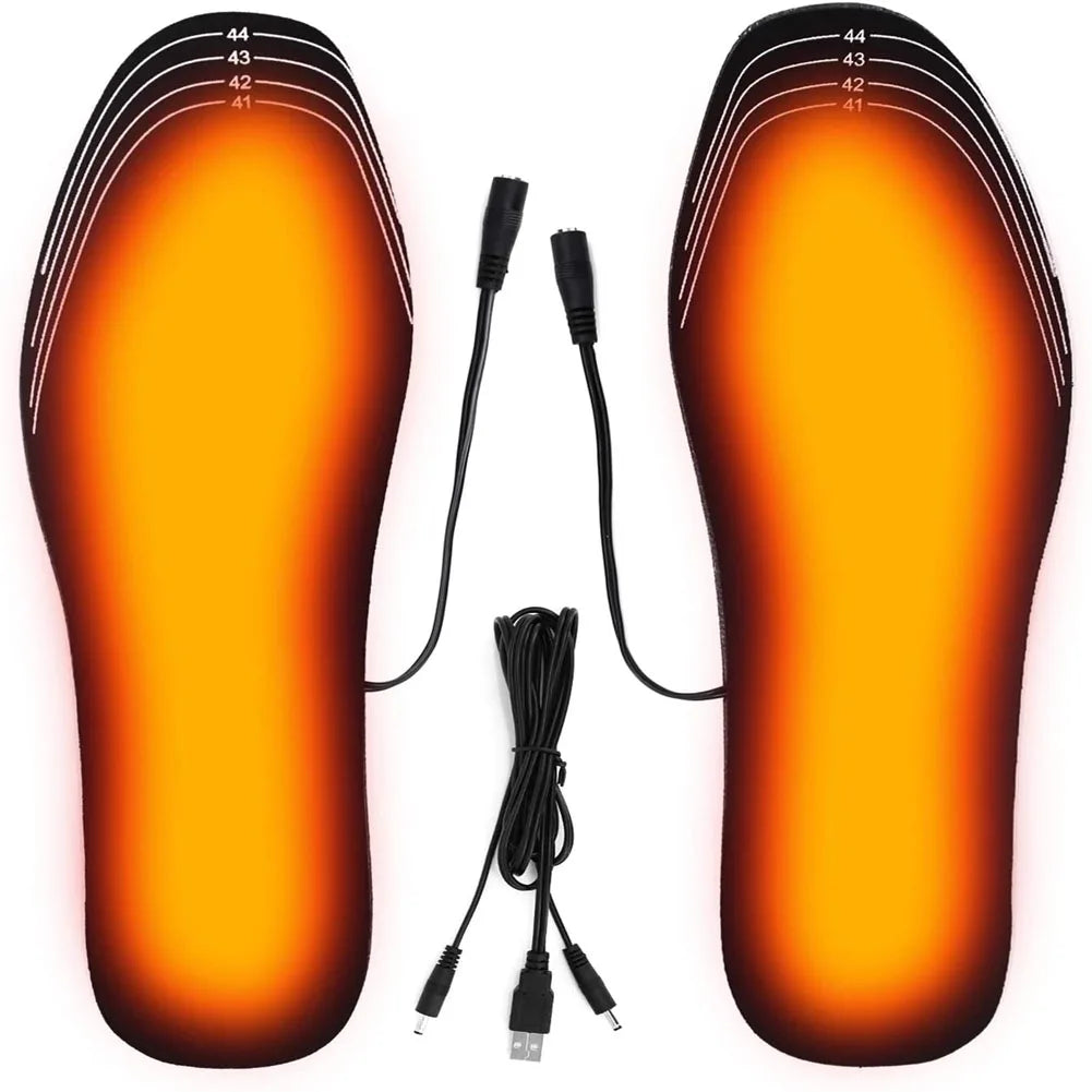 Electric USB  Foot Warming Pad Heated Shoe  Insoles