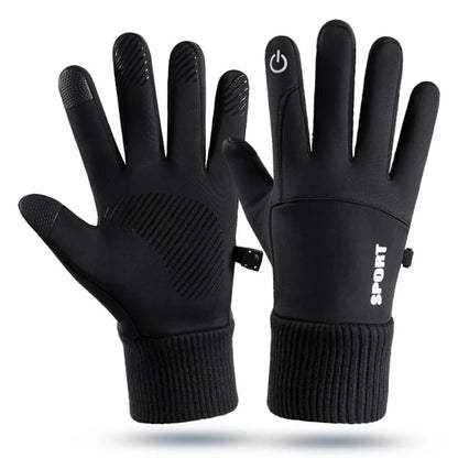 Winter Warm Full Fingers Waterproof Windproof Touch Screen Fleece Gloves