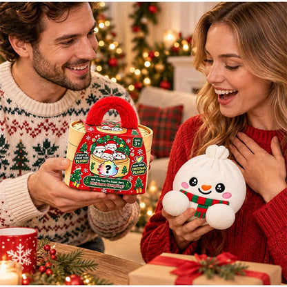 10cm Plush Steamed Stuffed Bun Pillow With Steamer Decompression Cute Expression Dumpling Ornaments