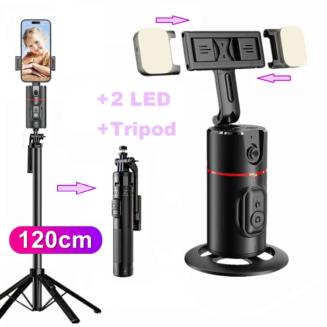 Gesture Recognition Phone Camera Mount Smart Shooting Phone Holder