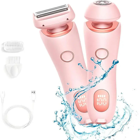 2 In 1 Women Electric Shaver Lady Razor