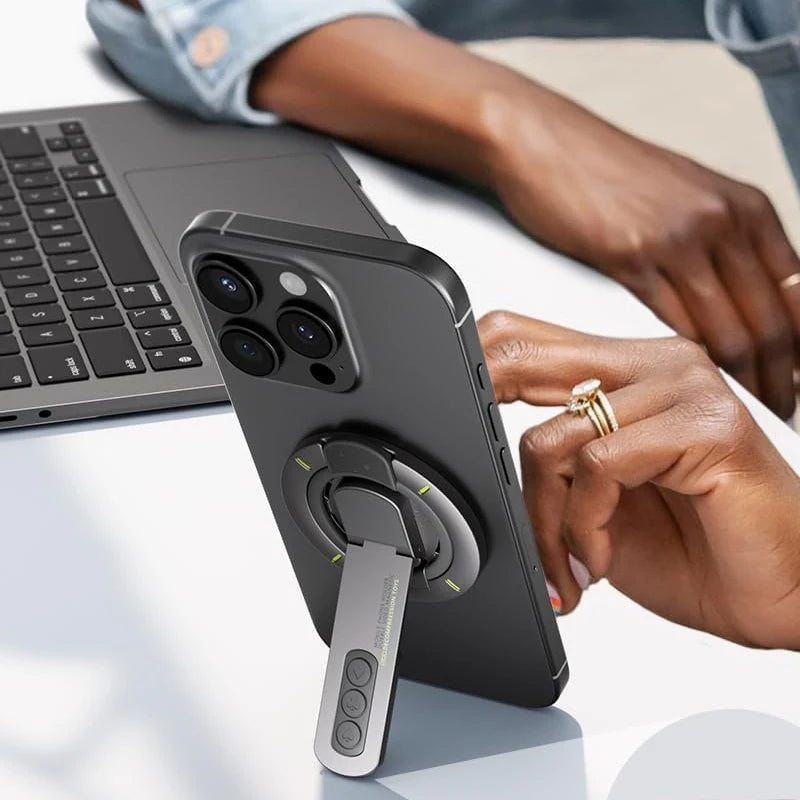 Multi-Function Phone Ring Holder 360° Rotating Desktop Stand