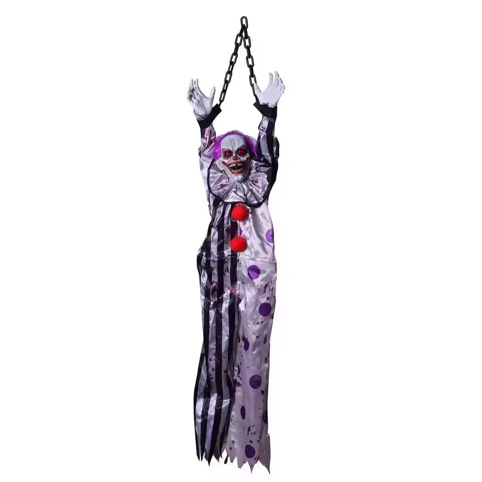 Halloween Decorations Electric Voice-activated Hanging Ghost