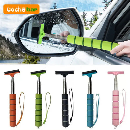 Car Rearview Mirror Wiper Cleaning Tool Auto Glass Mist Cleaner Scraper