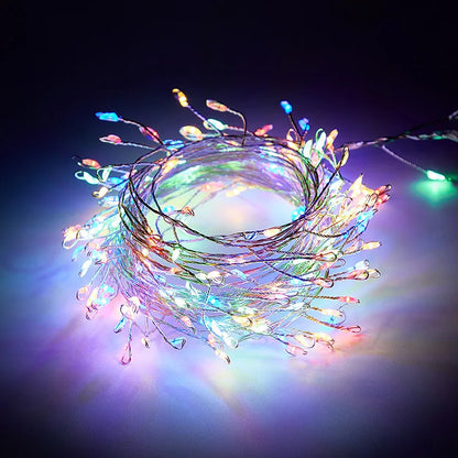 9M USB Power LED Firecracker String Lights Remote Control Garland Fairy Lights Christmas Decoration