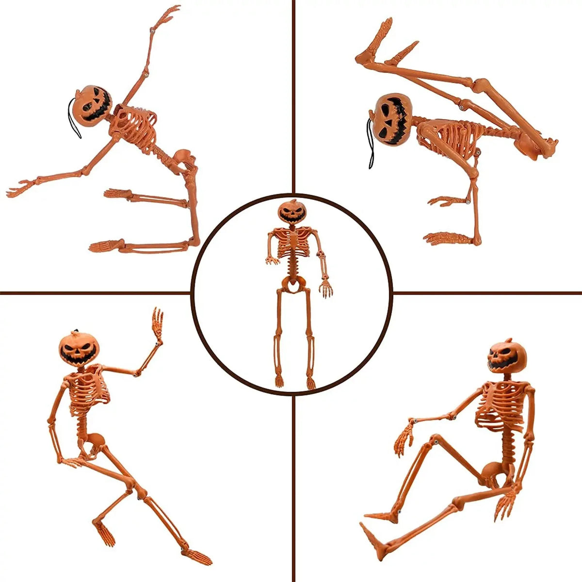 Halloween Person Size Skeleton Hanging Props
