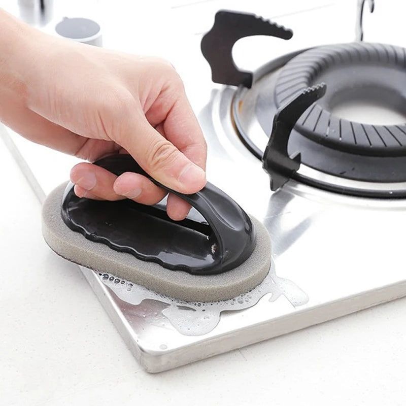 Magic Emery Sponge Brush Wipe Eraser Cleaner Kitchen Bath Rust Strong Decontamination Cleaning Tools