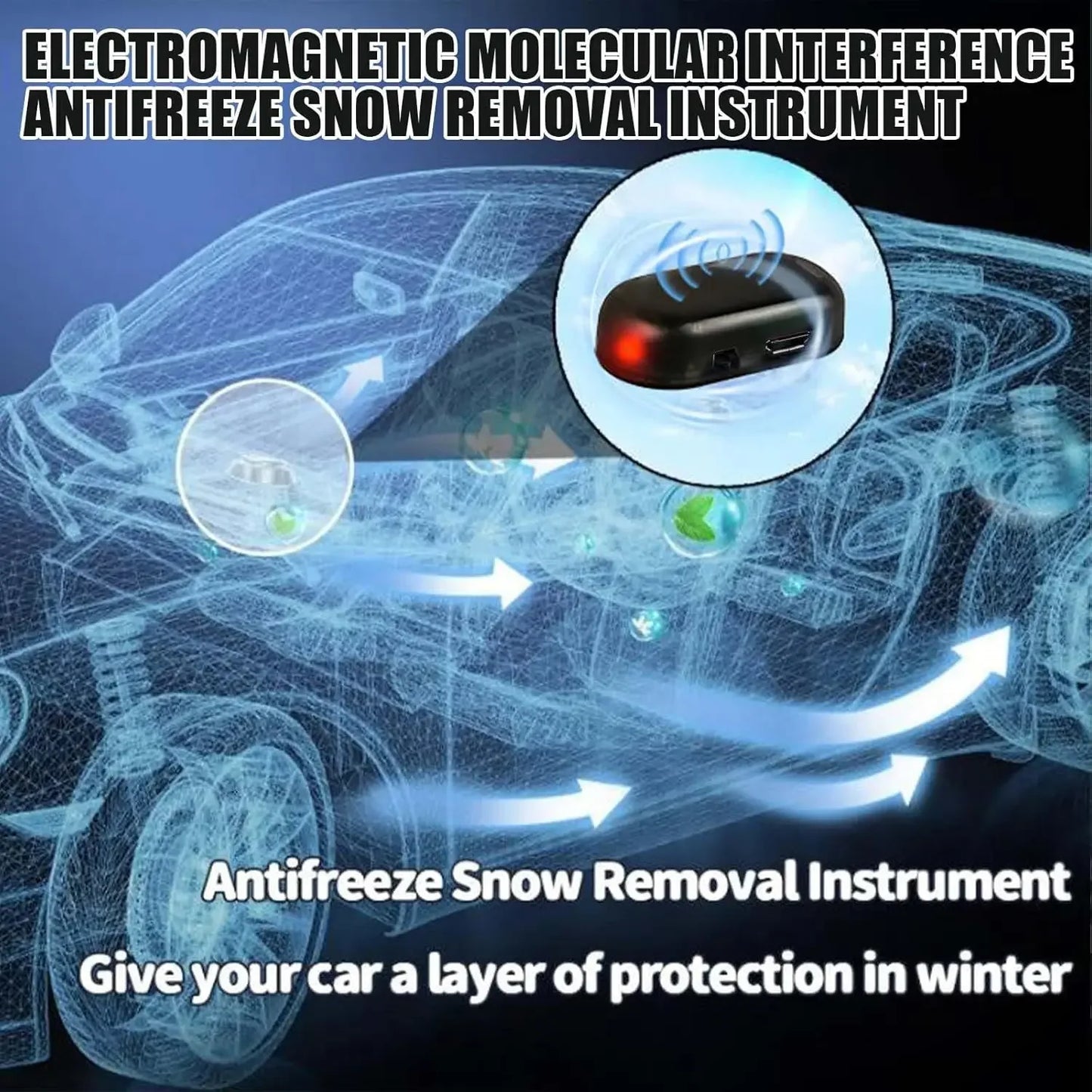 Car Windshield Antifreeze Cover – Winter Anti-Ice & Snow Protection Shield for Window Glass