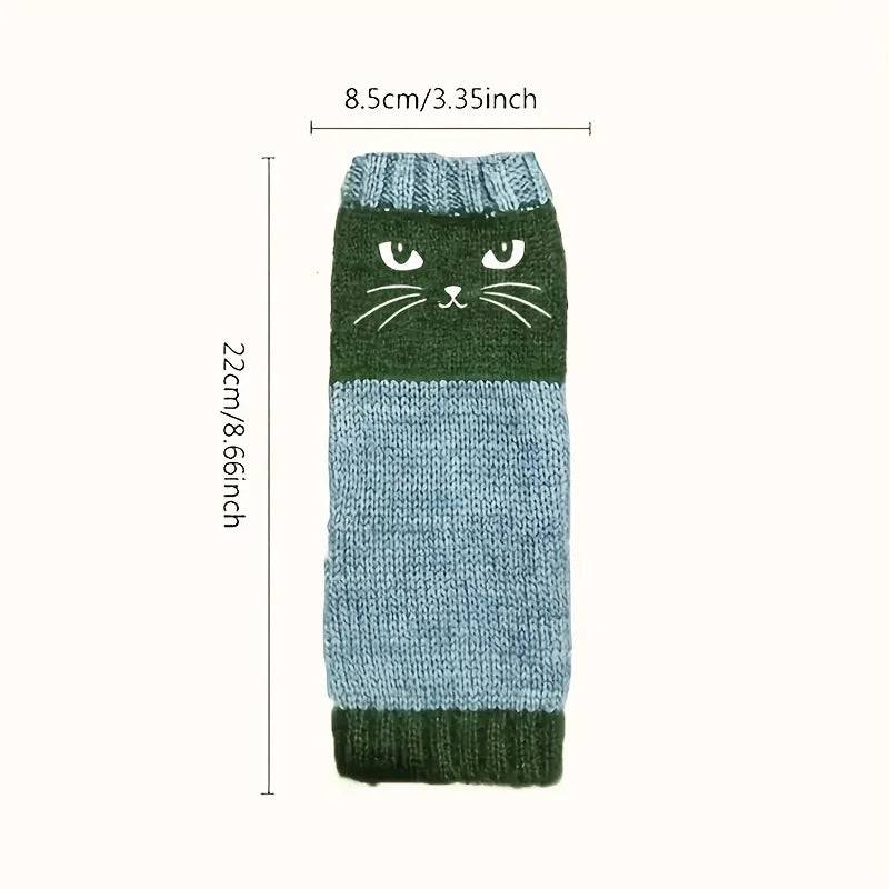 Thermal Winter Fingerless Gloves with Touchscreen