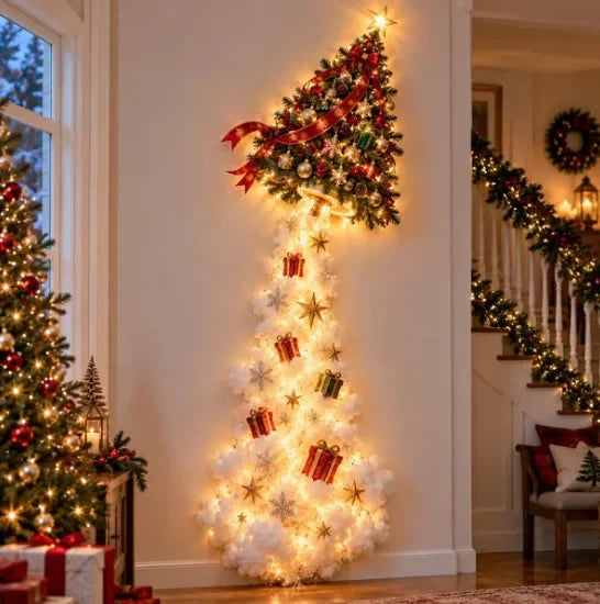 Christmas Magic Trail Wall Light-LED Glowing Christmas Scene Wall Decoration