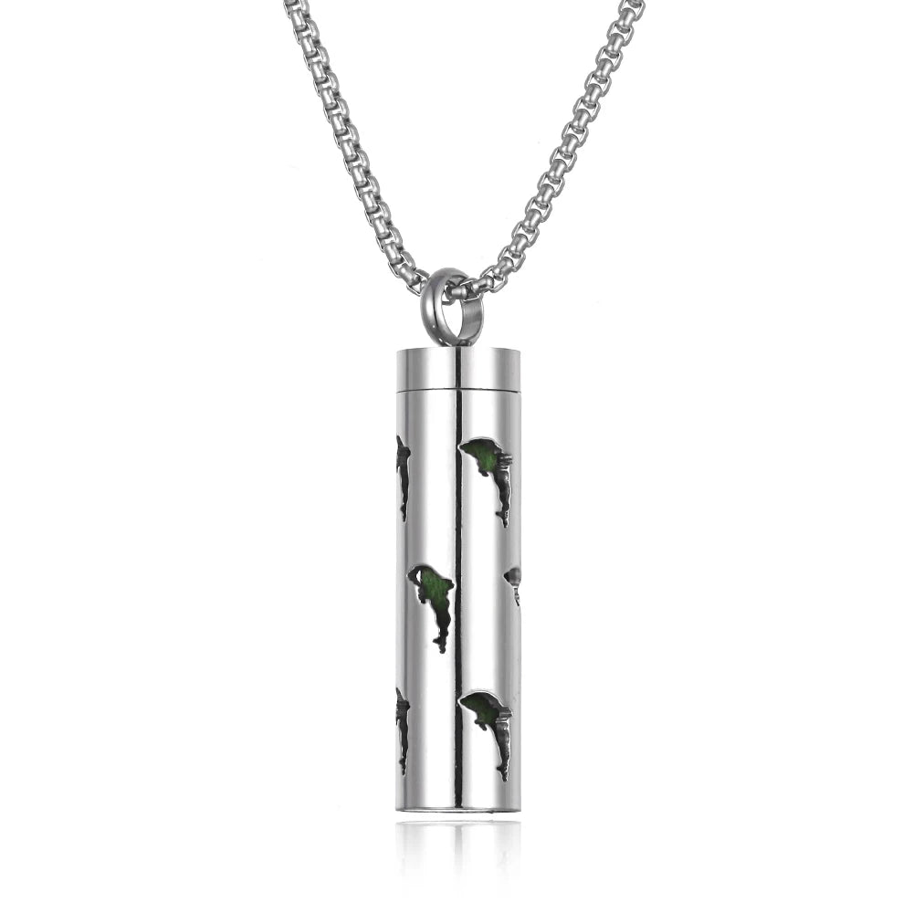 Stainless Steel Open Locket Aroma Scent Perfume Necklace